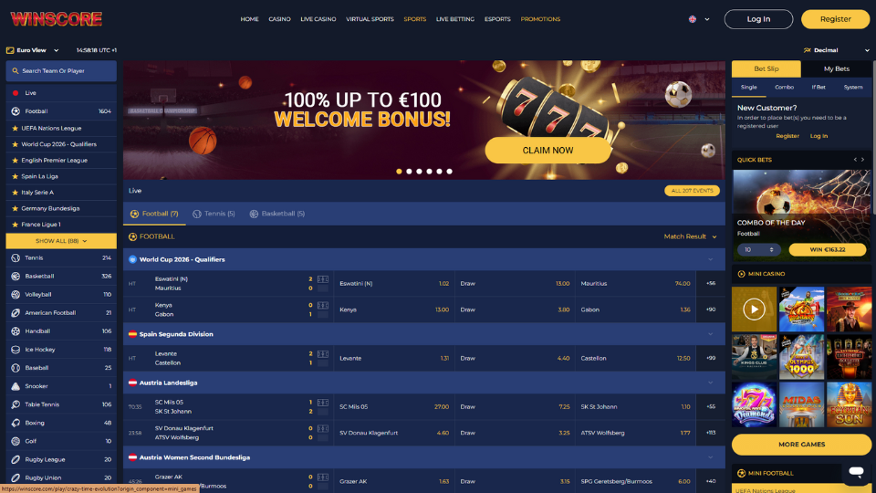 Winscore Sportsbook